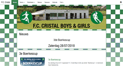 Desktop Screenshot of fc-cristalboys.be