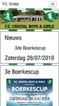 Mobile Screenshot of fc-cristalboys.be